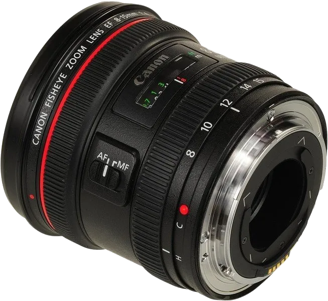 Замена передней группы линз Canon EF 8-15mm f/4.0L Fisheye USM