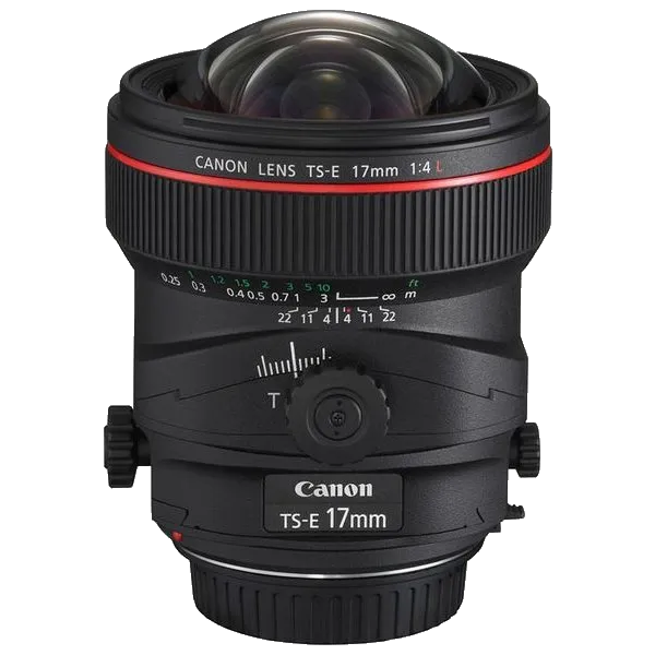 Замена передней группы линз Canon TS-E 17 f/4L