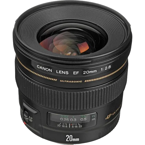 Замена передней группы линз Canon EF 20mm f/2.8 USM