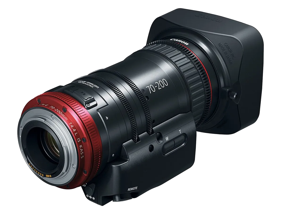 Замена передней группы линз Canon CN-E COMPACT-SERVO 70-200 mm T4.4 L IS KAS S